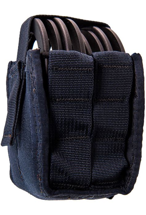 navy blue molle handcuff pouch.